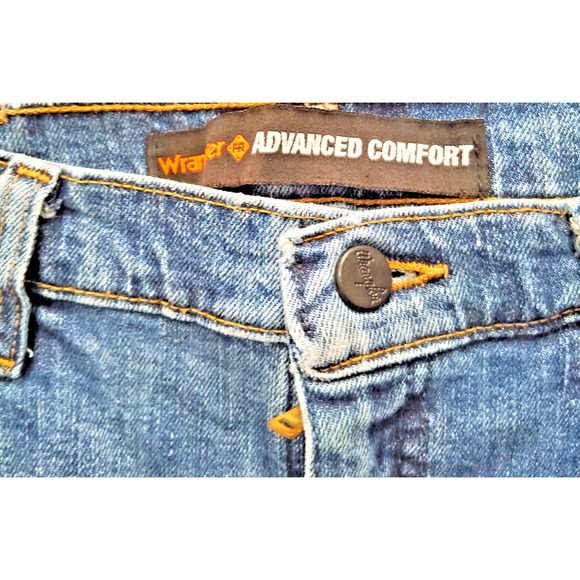 Men's Wrangler FR CAT2 2112 Flame Resistant Work Denim Blue Jeans Size 33 x 34 - Picture 8 of 9